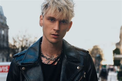 mgk penis|Machine Gun Kelly puts his penis in a sock for a photoshoot